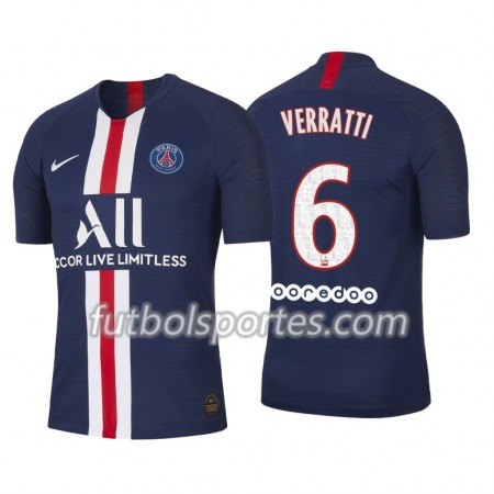 Camisetas Paris Saint Germain Marco Verratti 6 Primera Equipacion 2019/2020 